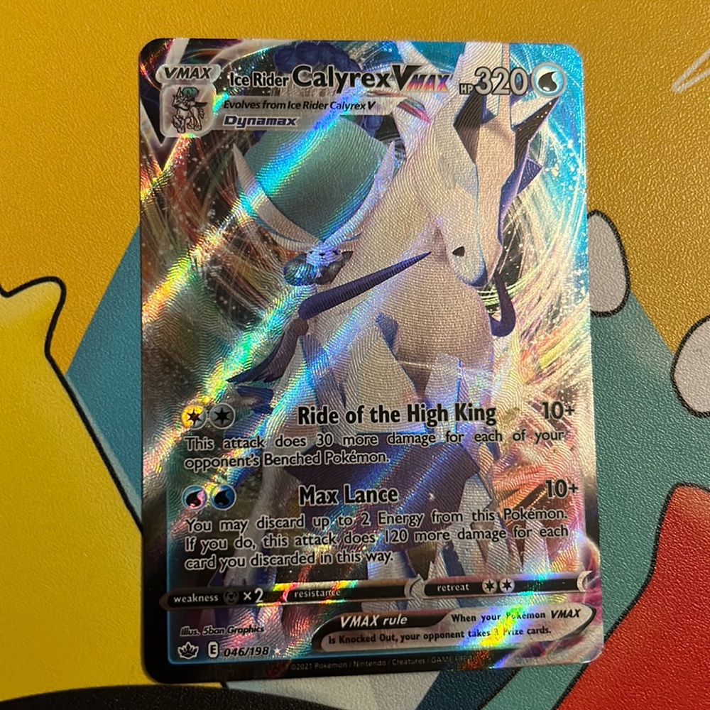 Vmax Calyrex Pokemon Card